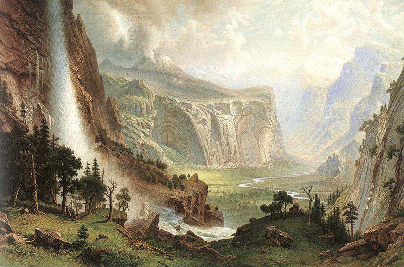 Albert Bierstadt The Domes of the Yosemites Spain oil painting art